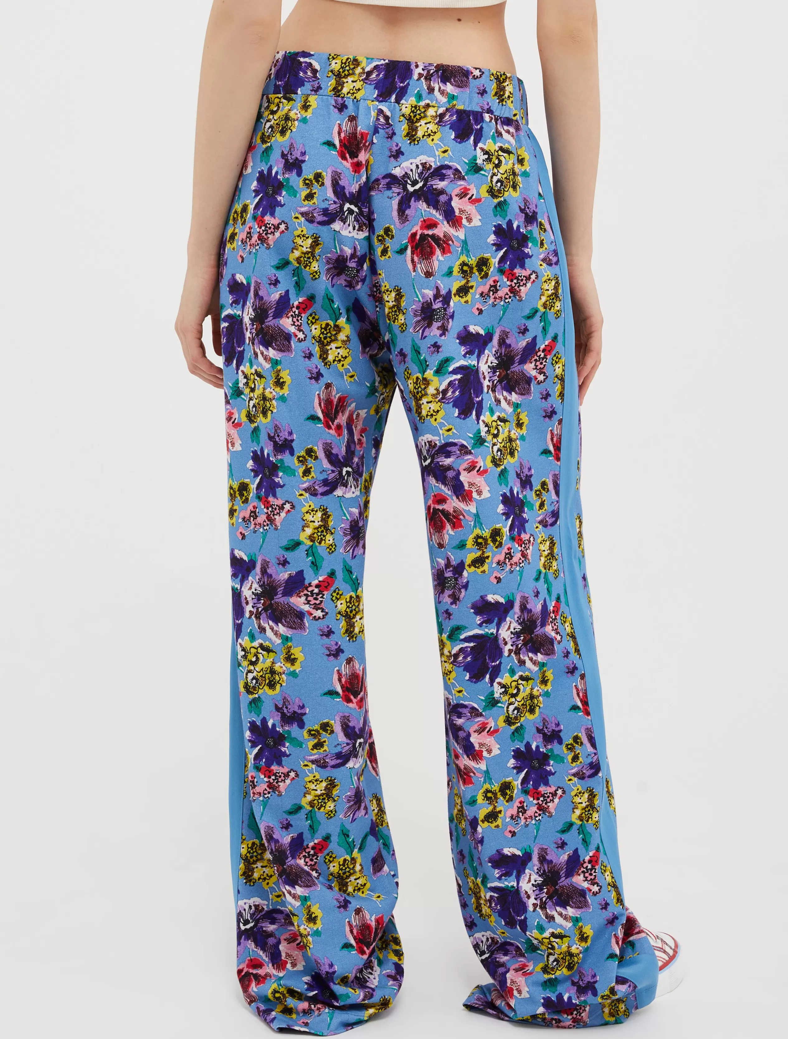 Pantaloni<MAX&Co. Joggers in felpa di cotone fantasia azzurro